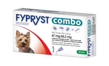 Fypryst Combo spot-on pro malé psy 2-10 kg 67 mg/60,3 mg roztok pro nakapání na kůži 1x0,67 ml