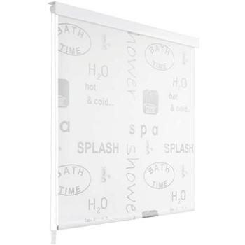 Sprchová roleta 160 × 240 cm se vzorem „Splash" (142875)
