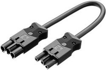 Napájecí kabel 3pól. Adels AC 166 VLCG/315 100 (1647631V), zástrčka/zásuvka rovná, černá