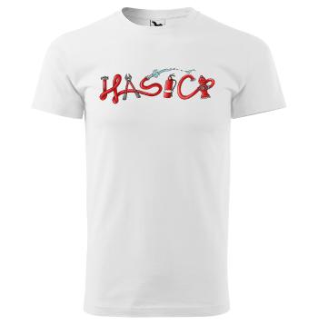 Tričko Hasiči – red (Velikost: 3XL, Typ: pro muže, Barva trička: Bílá)