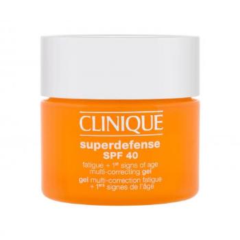 Clinique Superdefense Multi-Correcting SPF40 50 ml pleťový gel na všechny typy pleti; proti vráskám; na pigmentové skvrny; na rozjasnění pleti