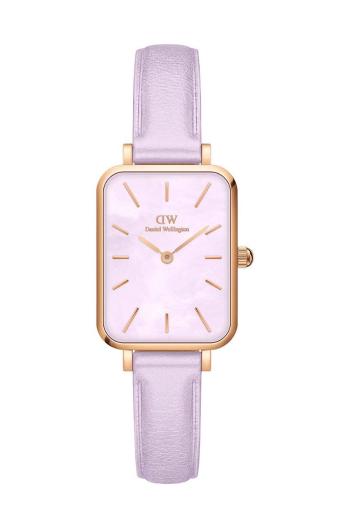 Hodinky Daniel Wellington Quadro Lavender fialová barva