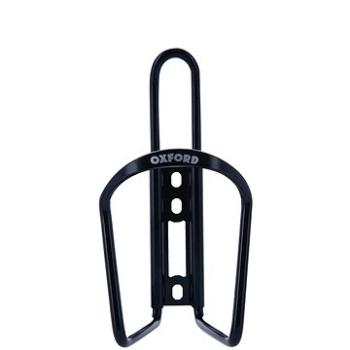 OXFORD košík BOTTLE CAGE s představcem pro umístění na řídítka,  (černý, slitina hliníku) (C006-0046)