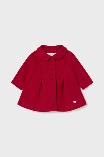 Dětský kabát Mayoral Newborn červená barva