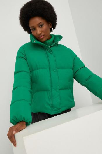 Bunda Answear Lab dámská, zelená barva, zimní