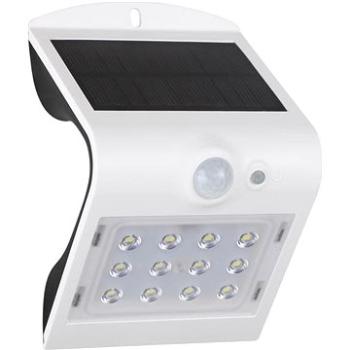 LED solární svítidlo se senzorem pohybu 2W/4000K/220Lm/IP65/Li-on 3,7V/1200mAh, bílé (PAPILLON2W)