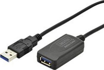 USB 3.0 prodlužovací kabel Ansmann DA-73104 DA-73104, 5.00 m, černá