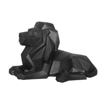 Sada 2 ks: Soška Origami Lion – černá