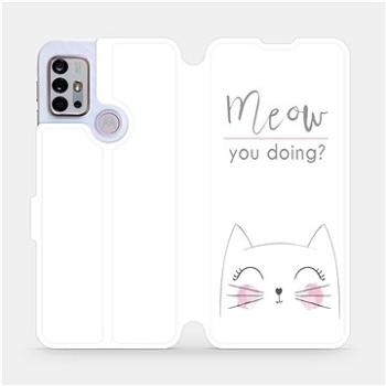 Flipové pouzdro na mobil Motorola Moto G10 - M098P Meow you doing? (5903516682980)