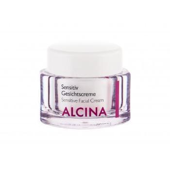 ALCINA Sensitive Facial Cream 50 ml denní pleťový krém pro ženy na všechny typy pleti; na citlivou a podrážděnou pleť