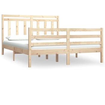 Rám postele masivní dřevo 150 × 200 cm King Size, 3105320 (3105320)