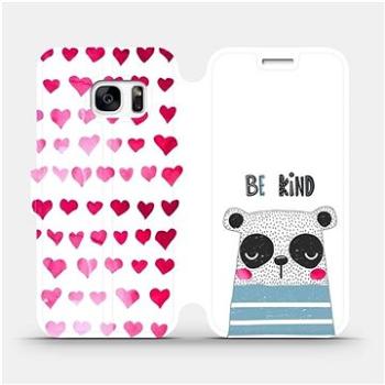 Flipové pouzdro na mobil Samsung Galaxy S7 - MH05S Be kind (5903226739752)