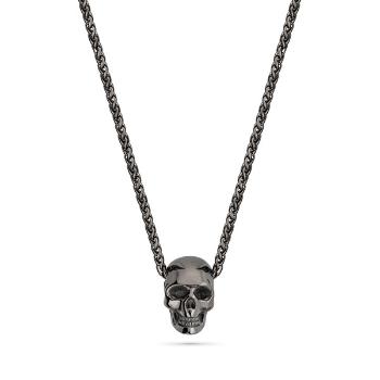 Police Designový tmavý náhrdelník s lebkou Tribal Edge PEAGN2120212