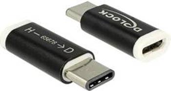 Adaptér USB 2.0 Delock [1x USB-C™ zástrčka - 1x micro USB 2.0 zásuvka B] černá