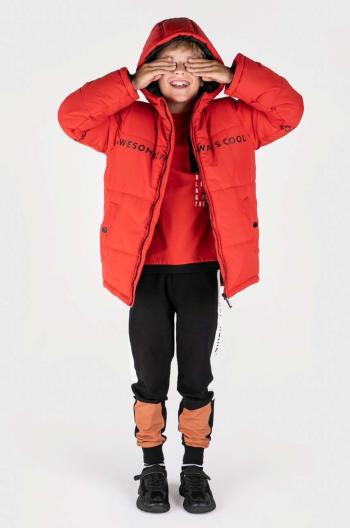 Dětská bunda Coccodrillo červená barva