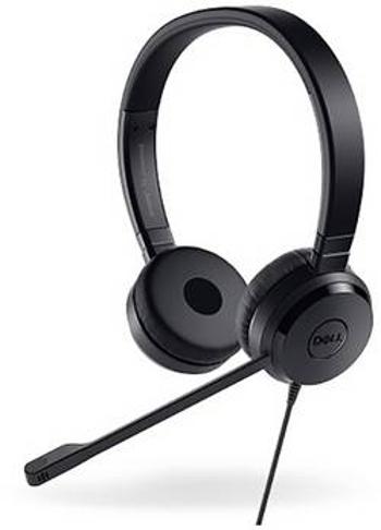 Headset k PC s USB, jack 3,5 mm stereo Dell 520-AAMC na uši černá