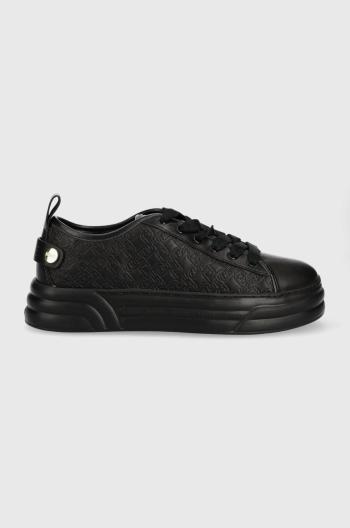 Kožené sneakers boty Liu Jo Cleo 01 černá barva