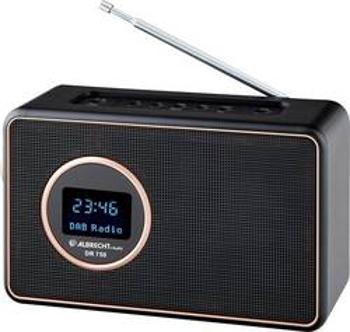 Stolní rádio Albrecht DR 750, DAB+, FM, černá