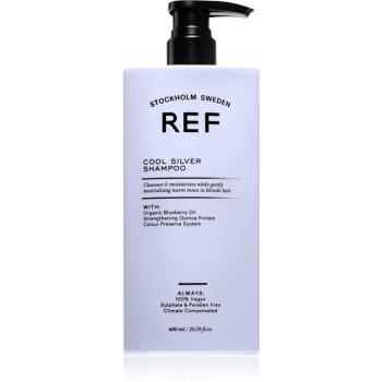 REF Cool Silver Shampoo stříbrný šampon neutralizující žluté tóny 600 ml