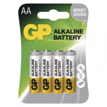 Alkalická baterie GP Alkaline LR6 (AA) (4 ks)