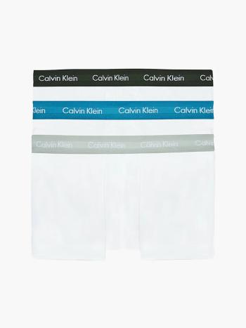 Calvin Klein pánské bílé boxerky 3pack - S (1TS)