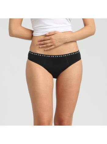 Menstruační kalhotky DIM MENSTRUAL NIGHT SLIP - Noční menstruační kalhotky - černá