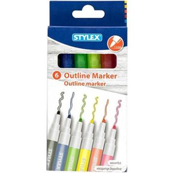 Stylex Outline marker, 6 barev (32830)