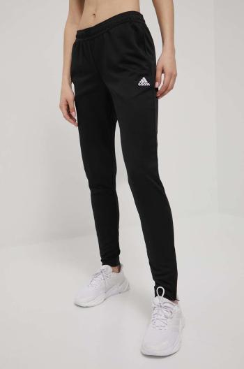Kalhoty adidas Performance HC0335 dámské, černá barva,