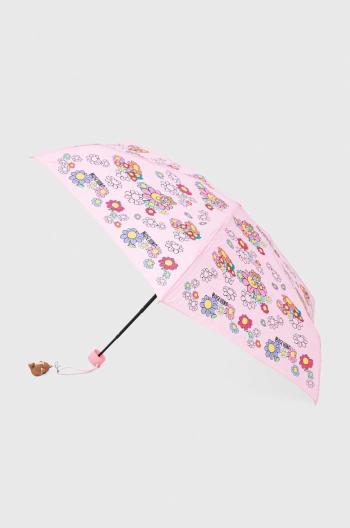 Dětský deštník Moschino růžová barva