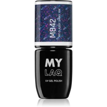 MYLAQ UV Gel Polish gelový lak na nehty odstín My Classy Shiny Ink 5 ml