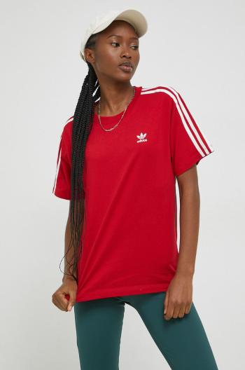 Bavlněné tričko adidas Originals X Thebe Magugu červená barva