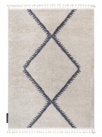 Dywany Łuszczów Kusový koberec Berber Maknes B5910 cream and grey - 160x220 cm Béžová