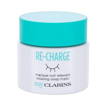 Clarins Re-Charge Relaxing Sleep Mask 50 ml pleťová maska W na všechny typy pleti; na rozjasnění pleti; na dehydratovanou pleť; na unavenou pleť