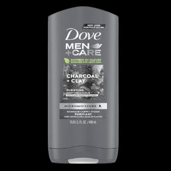 Dove Men+Care Charcoal & Clay Sprchový gel 400 ml