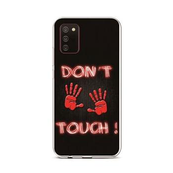 TopQ Samsung A02s silikon Don't Touch Red 55813 (Sun-55813)