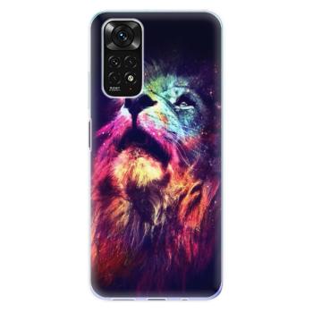 Odolné silikonové pouzdro iSaprio - Lion in Colors - Xiaomi Redmi Note 11 / Note 11S