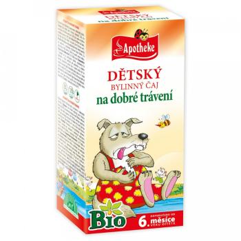 Apotheke BIO Dětský čaj dobré trávení nálevové sáčky 20x1,5 g