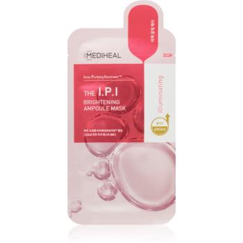 MEDIHEAL Ampoule Mask The I.P.I rozjasňující plátýnková maska s vyživujícím účinkem 27 ml