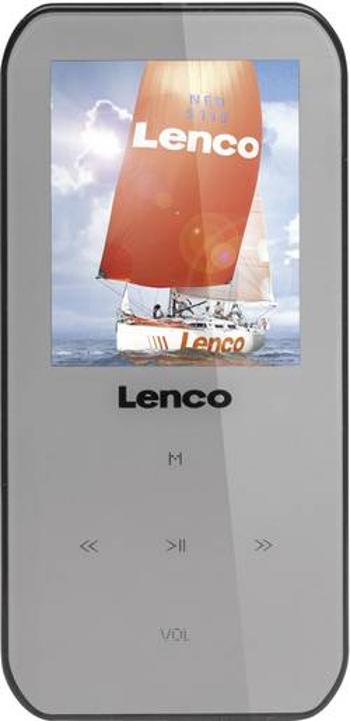 MP3 přehrávač, MP4 přehrávač Lenco Xemio-655, 4 GB, hlasové nahrávání, šedá