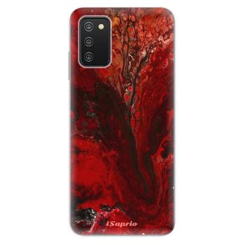 Odolné silikonové pouzdro iSaprio - RedMarble 17 - Samsung Galaxy A03s