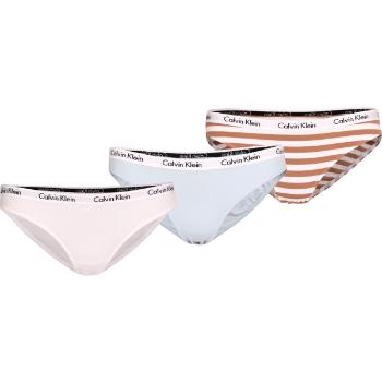 Calvin Klein 3PK BIKINI Dámské kalhotky, bílá, velikost L