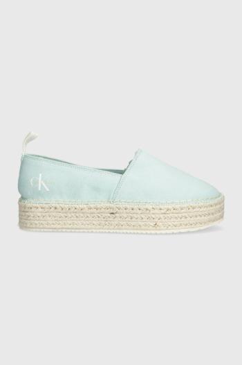 Espadrilky Calvin Klein Jeans PLATFORM ESPADRILLE ML BTW na platformě, YW0YW01378