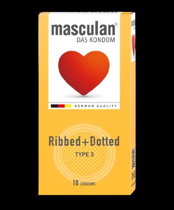 Masculan Kondomy s výstupky a vroubky 10 ks