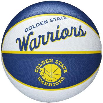 Wilson NBA RETRO MINI WARRIORS Mini basketbalový míč, modrá, velikost 3