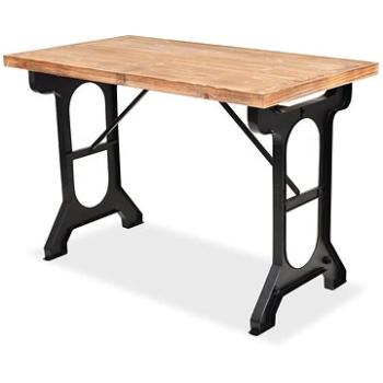 Jídelní stůl, masivní jedlové dřevo, 122x65x82 cm (245462)