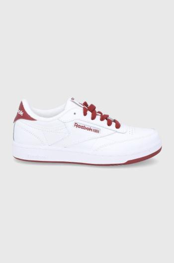 Dětské kožené boty Reebok Classic GV9848 bílá barva
