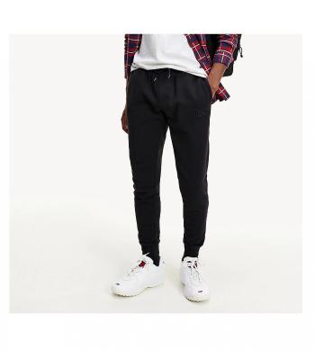 Tommy Hilfiger Tommy Jeans pánské černé tepláky SLIM SWEATPANTS