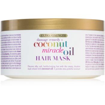 OGX Coconut Miracle Oil hloubkově posilující maska na vlasy s kokosovým olejem 300 ml