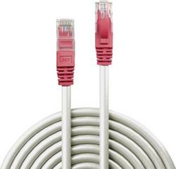 RJ45 (křížený) síťový kabel CAT 6 U/UTP 1.00 m šedá s ochranou LINDY