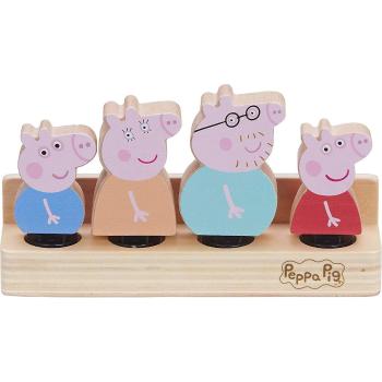 TM Toys Peppa Pig Dřevěná rodinka 4 figurky